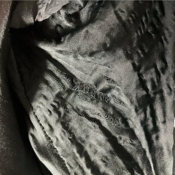 Silk Laundry Bias-Cut Pants Pull-On Flared Leg Green Size Large *READ FLAW* - Picture 10 of 11